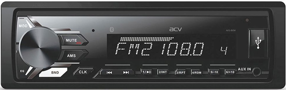 Автомагнитола ACV AVS-812BW 1DIN 4x50Вт (33144)