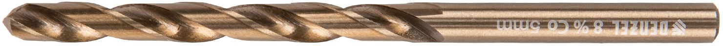 Сверло Denzel 71441 по металлу Д=5мм Дл=86мм (1пред.) для дрелей
