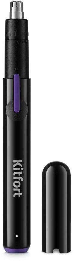 Триммер Kitfort KT-3104 черный 5Вт (насадок в компл:1шт)