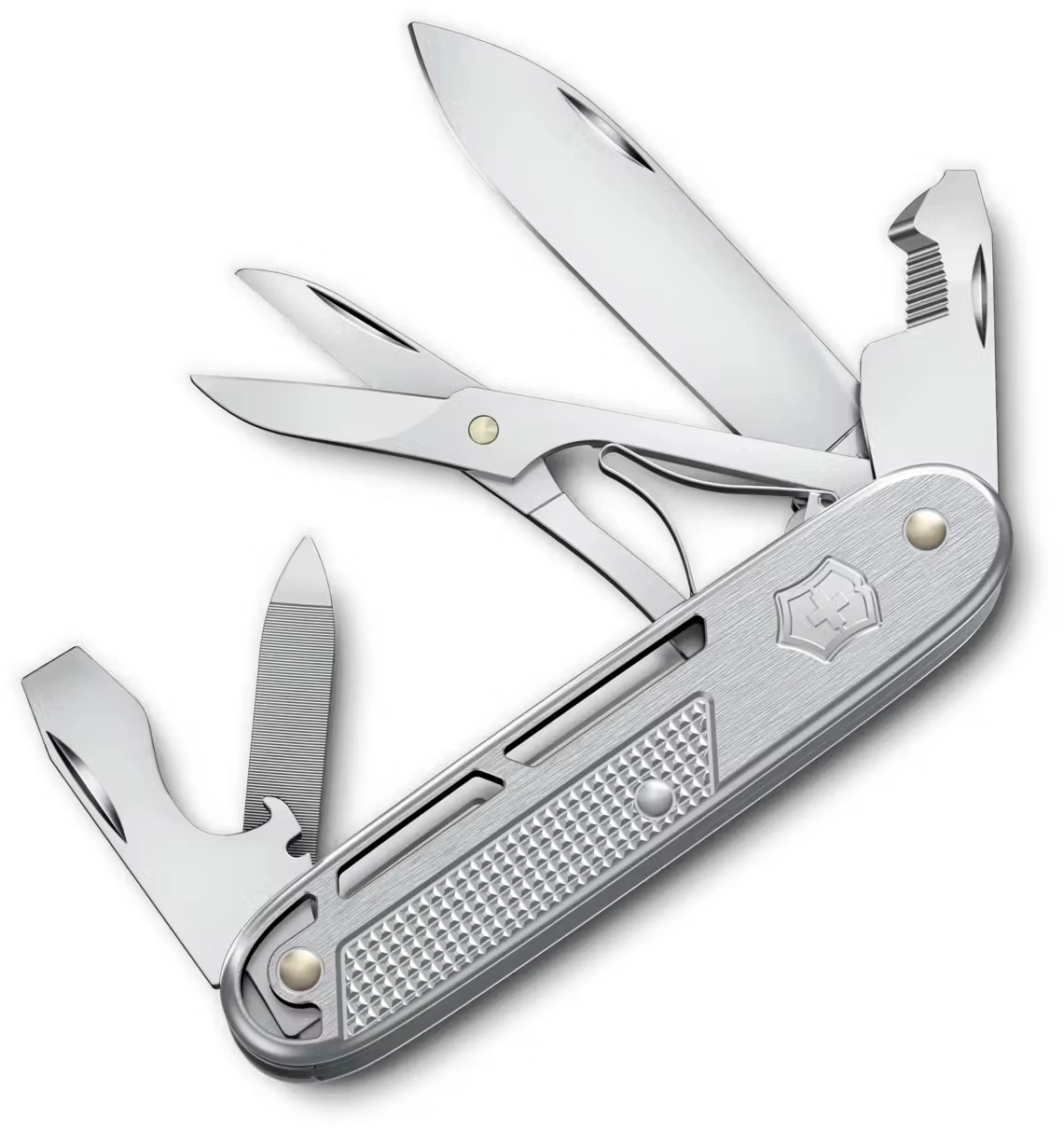 Нож перочинный Victorinox Synergy X Alox (0.8226.26) 465мм 10функц. серебристый карт.коробка
