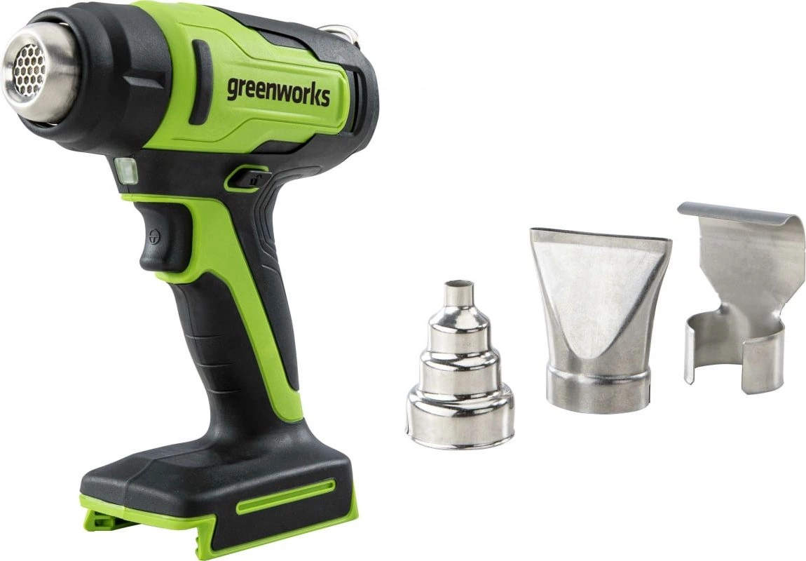 Технический фен Greenworks G24HG темп.50-550С (3400207)