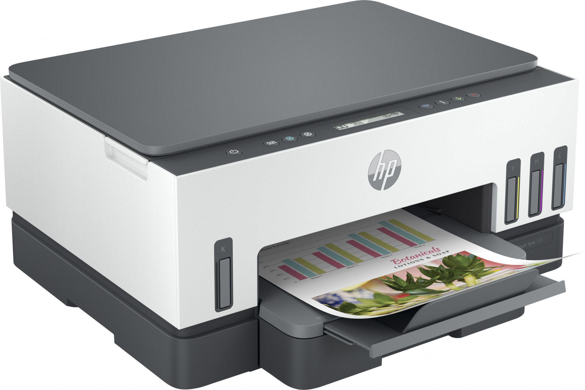 МФУ струйный HP Smart Tank 720 AiO (6UU46A) A4 Duplex WiFi серый