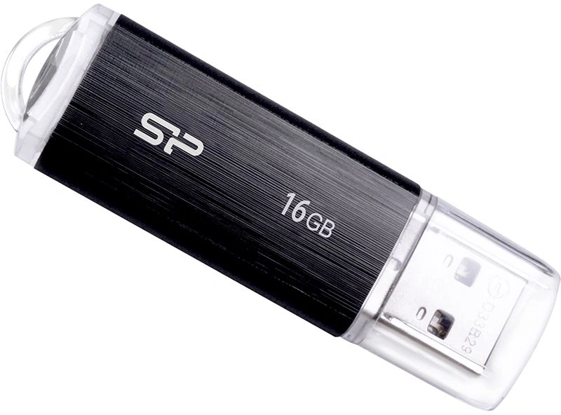 Флеш Диск Silicon Power 16GB Ultima U02 SP016GBUF2U02V1K USB2.0 черный
