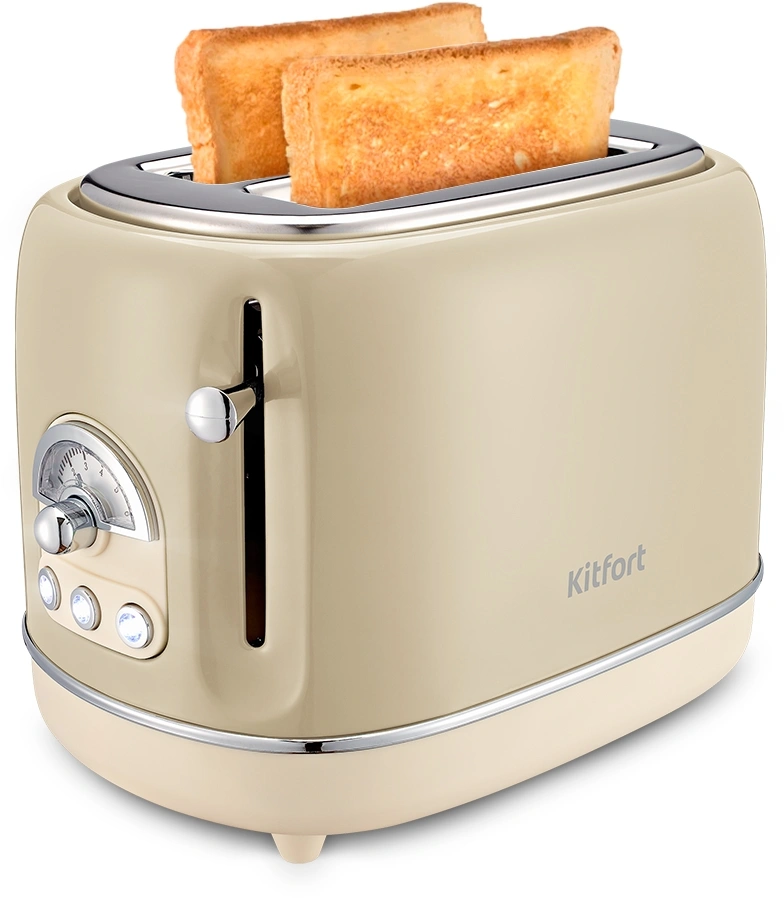Тостер Kitfort КТ-4004-3 815Вт бежевый