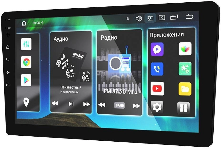 Автомагнитола Prology MPA-370 4x60Вт v5.0 4096Mb DSP Android 13 9" WiFi 3G/4G RDS (PRMPA370)