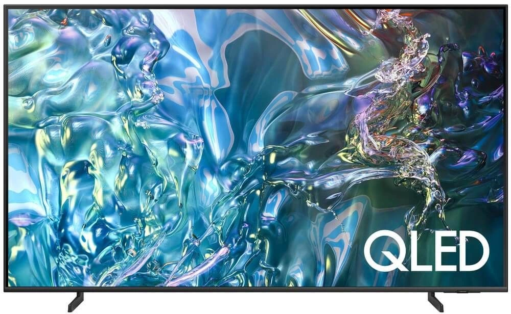 Телевизор QLED Samsung 43" QE43Q60DAUXRU Series 6 серый 4K Ultra HD 60Hz DVB-T2 DVB-C DVB-S2 USB WiFi Smart TV