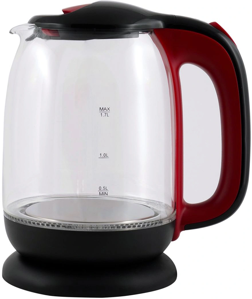 Чайник электрический Centek CT-0034 1.8л. 2200Вт черный корпус: стекло/пластик