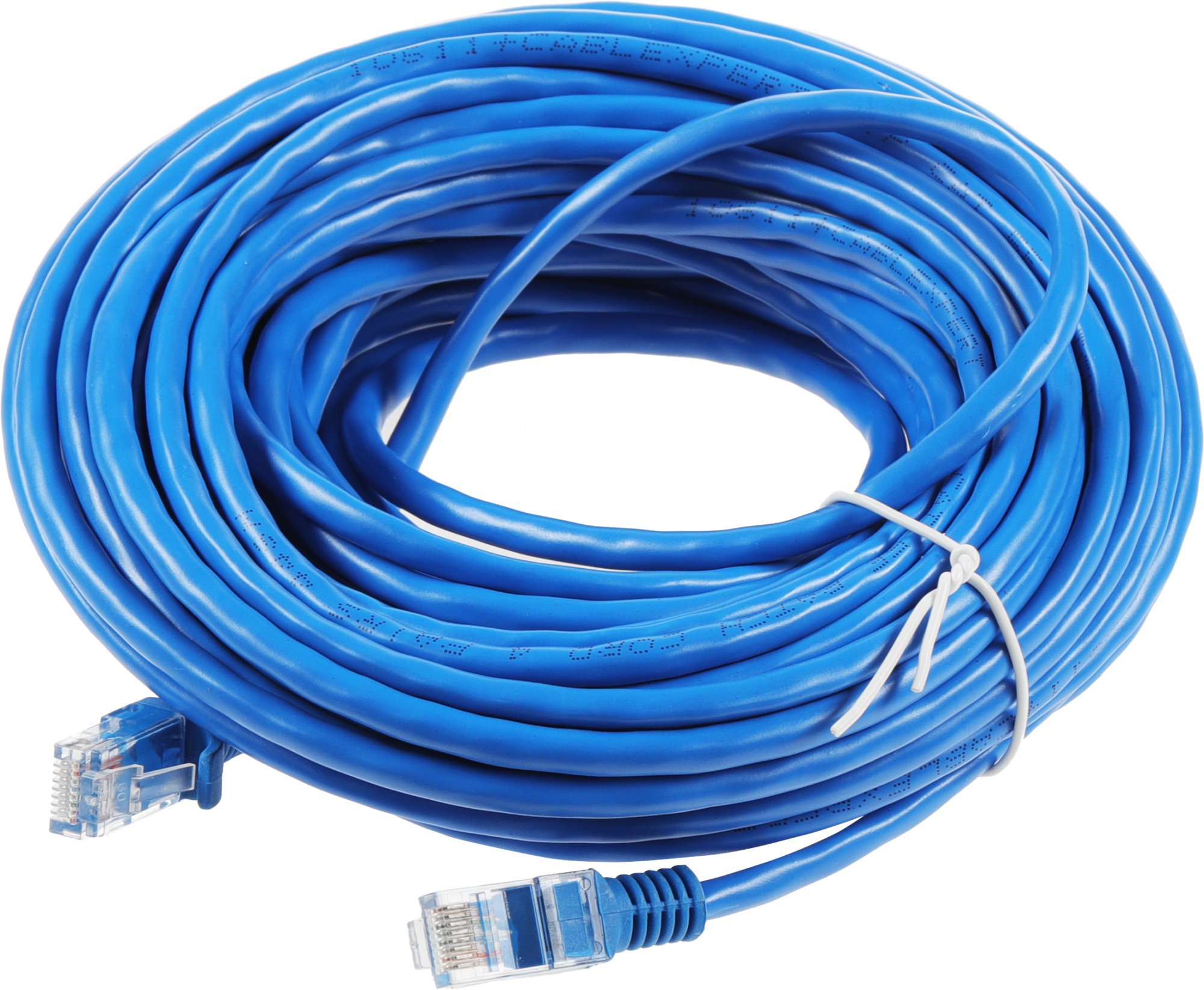 Патч-корд Premier PP12-15M/B 1000Гбит/с UTP 4 пары cat.5E CCA molded 15м синий RJ-45 (m)-RJ-45 (m)