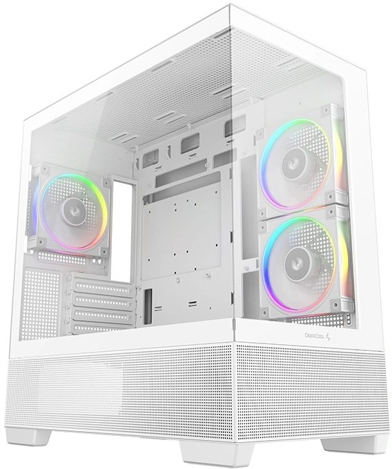 Корпус Deepcool CG380 3F белый без БП mATX 6x120mm 3x140mm 2xUSB3.0 audio bott PSU