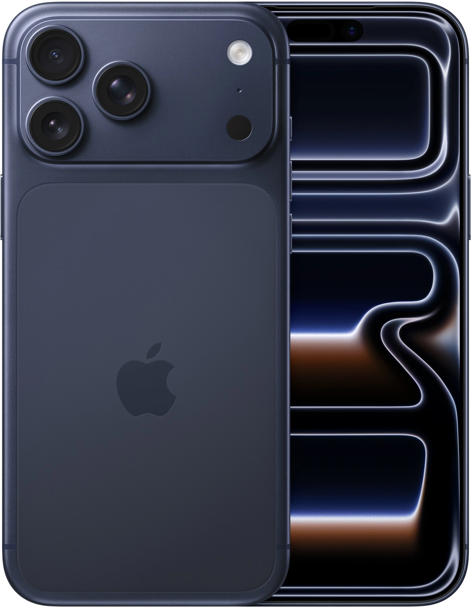 Смартфон Apple A3526 iPhone 17 Pro Max 2Tb 12Gb темно-синий моноблок 3G 4G 1Sim 6.9" 1320x2868 iOS 26 48Mpix 802.11 a/b/g/n/ac/ax/be NFC GPS Protect
