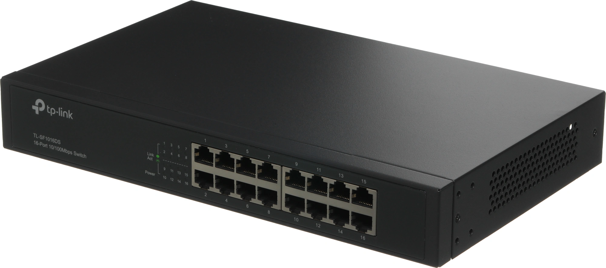 Коммутатор TP-Link TL-SF1016DS (L2) 16x100Мбит/с неуправляемый