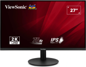 Монитор ViewSonic 27" VA2708-2K-HD-2 черный IPS LED 16:9 HDMI матовая 300cd 178гр/178гр 2560x1440 75Hz DP QHD 3.5кг