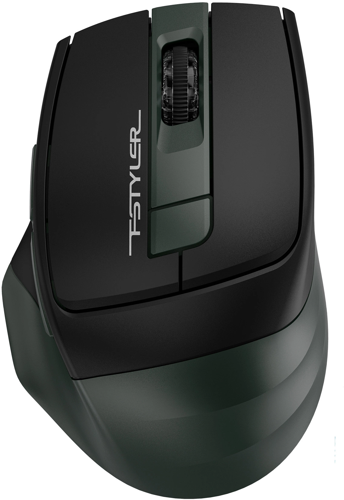 Мышь A4Tech Fstyler FB35 зеленый/черный оптическая 2000dpi беспров. BT/Radio USB для ноутбука 6but (FB35 MIDLIGHT GREEN)