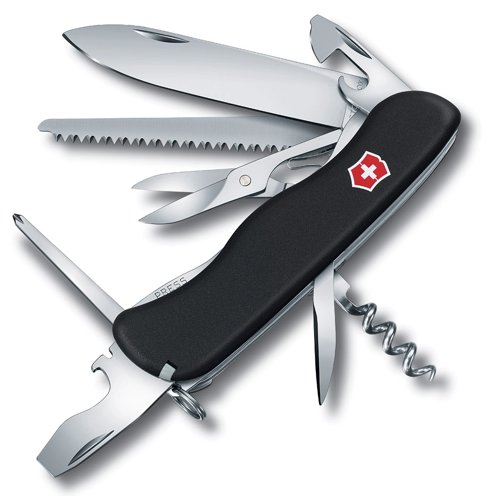 Нож перочинный Victorinox Outrider (0.8513.3) 111мм 14функц. черный карт.коробка