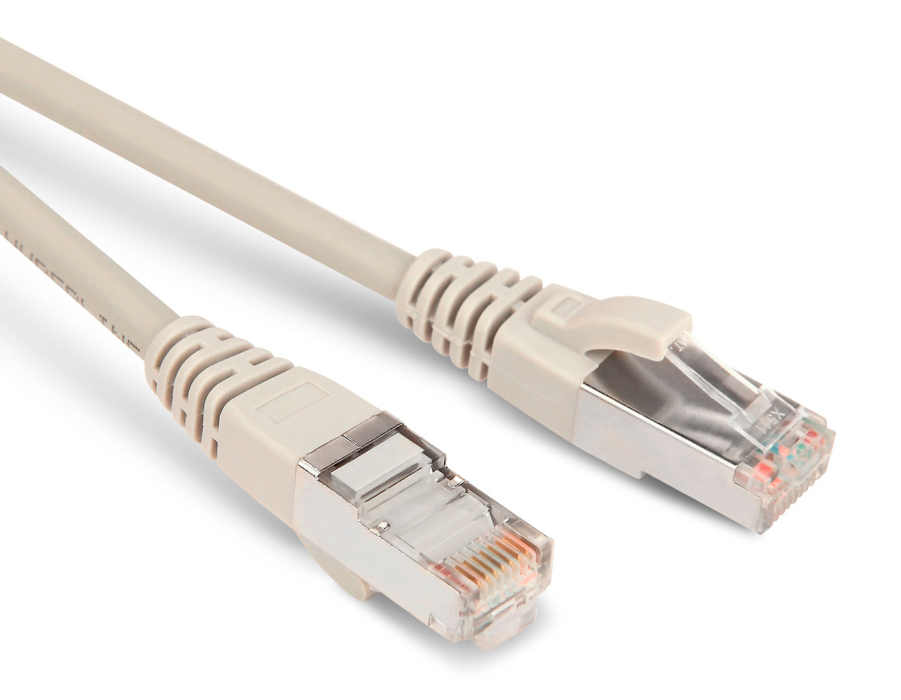 Патч-корд Hyperline PC-LPM-STP-RJ45-RJ45-C5E-1.5M-LSZH-GY FTP RJ-45 вил.-вилка RJ-45 кат.5E 1.5м серый LSZH 26AWG