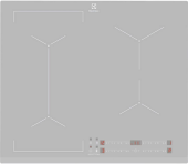 Индукционная варочная поверхность Electrolux EIV63440BS серый