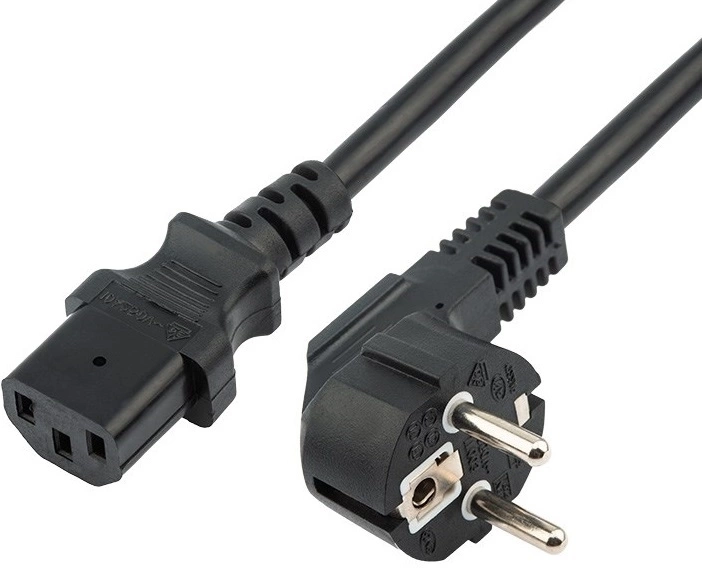 Шнур питания Rexant 04-2738 Schuko-C13 проводник.:3x1мм2 1.8м 220В черный