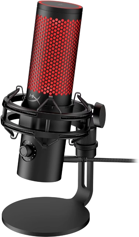 Микрофон проводной HyperX QuadCast 2 3м черный