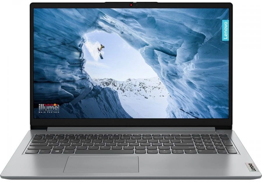 Ноутбук Lenovo IdeaPad 1 15IGL7 Celeron N4020 8Gb SSD256Gb Intel UHD Graphics 600 15.6" IPS FHD (1920x1080) без ОС grey WiFi BT Cam (82V700CURK)