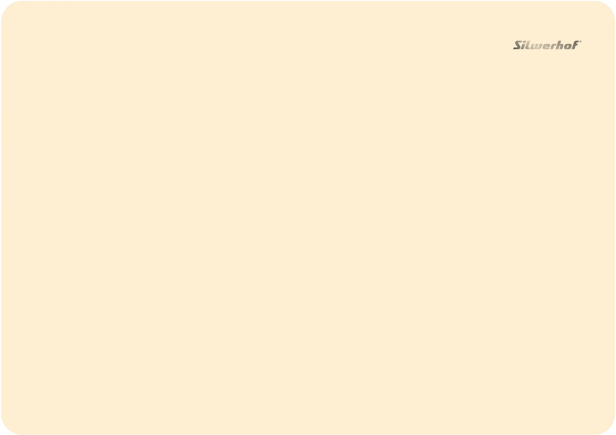 Доска для лепки Silwerhof SCR-BORDA4CR прямоугольная A4 1мм кремовый