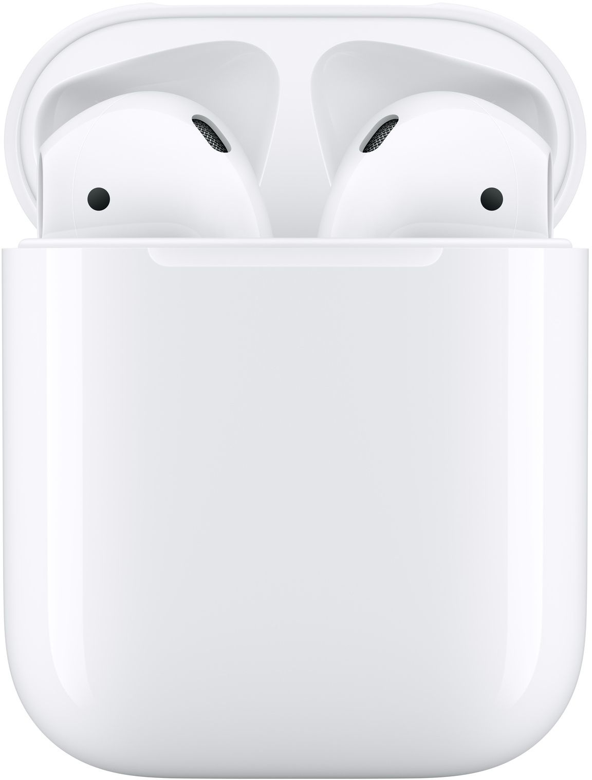 Гарнитура вкладыши Apple AirPods 2 A2032,A2031,A1602 белый беспроводные bluetooth в ушной раковине (MV7N2ZM/A)