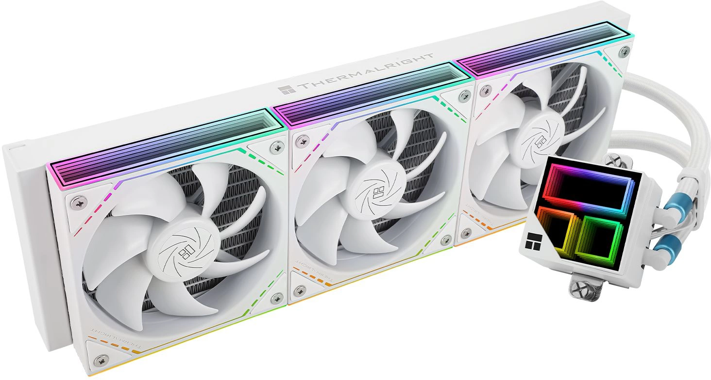 Система водяного охлаждения Thermalright Frozen Infinity 360 ARGB Soc-AM5/AM4/1200/1700/1851 белый 4-pin 28.2dB Al Ret (F-INFINITY-360-WH)