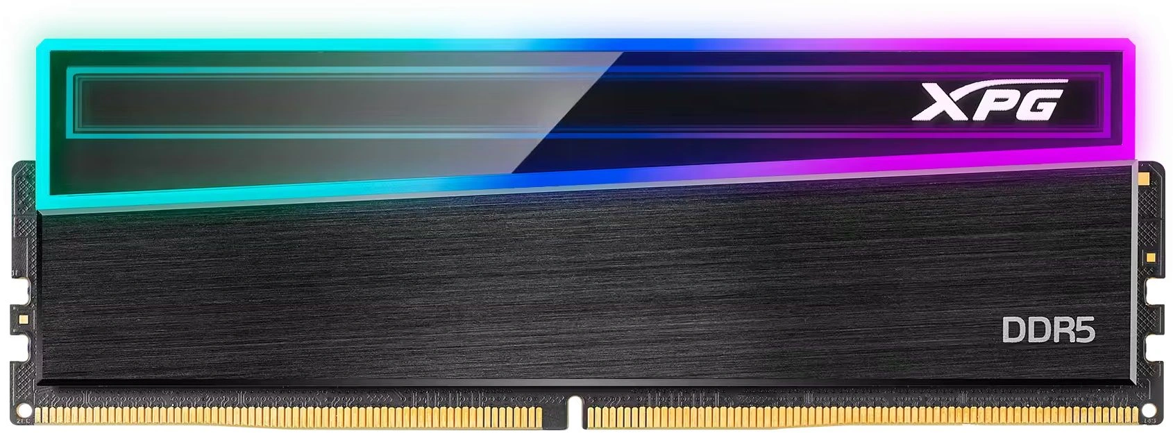 Память DDR5 16GB 5600MHz A-Data AX5U5600C4616G-CNKRBK XPG Novakey RGB RTL Gaming PC5-44800 CL46 DIMM UDIMM ECC 288-pin 1.1В kit single rank с радиатором Ret