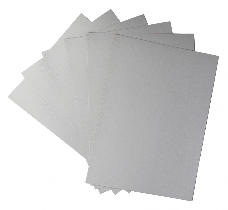 Картон белый Silwerhof 918107-14 белый мелов. 6л. 1цв. A4 Цветландия 1г/м2 1диз. папка