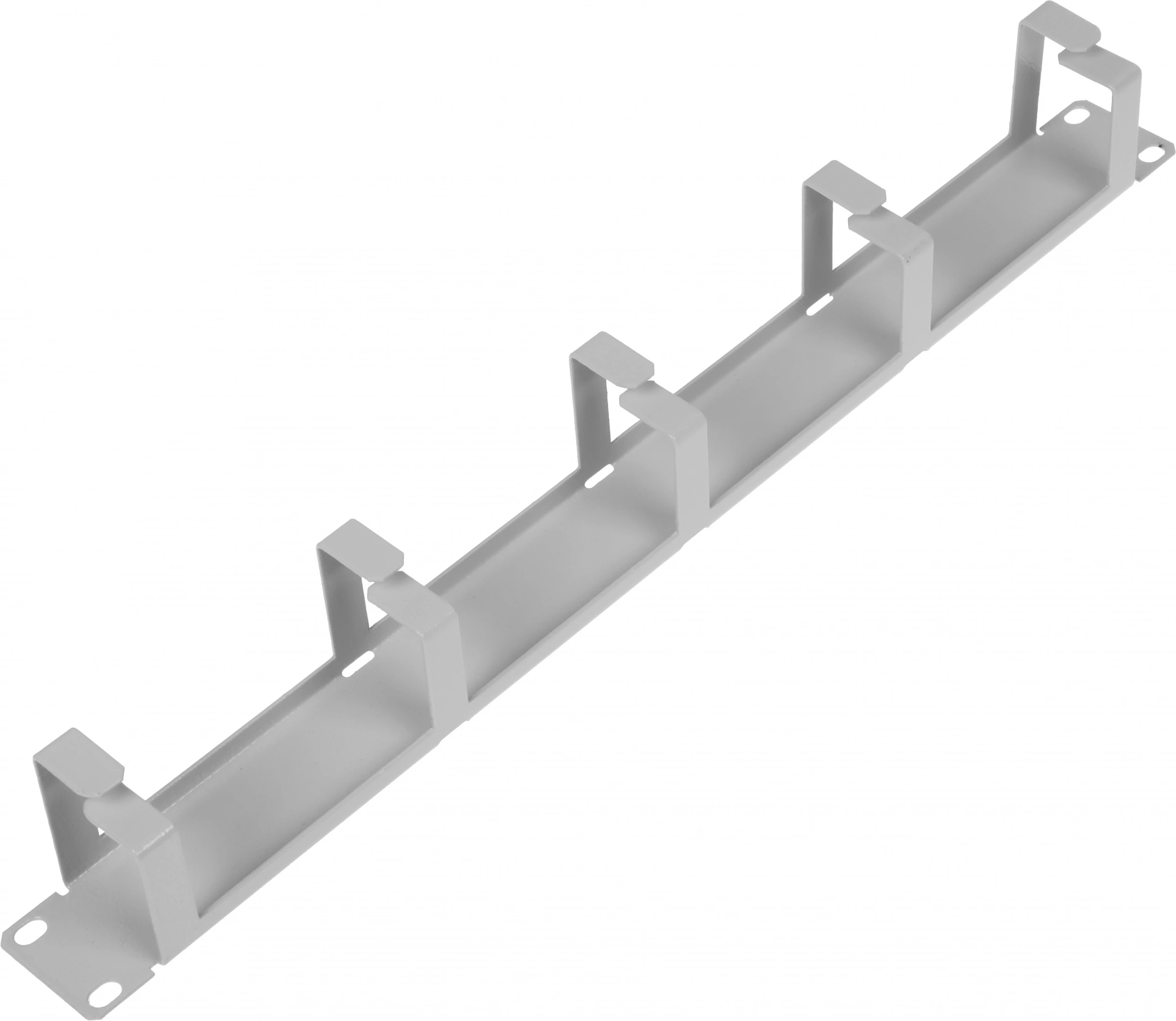 Кабельный органайзер горизонтальный NT CO-H G 082307 односторонний кольца 1U шир.:19" глуб.:60мм