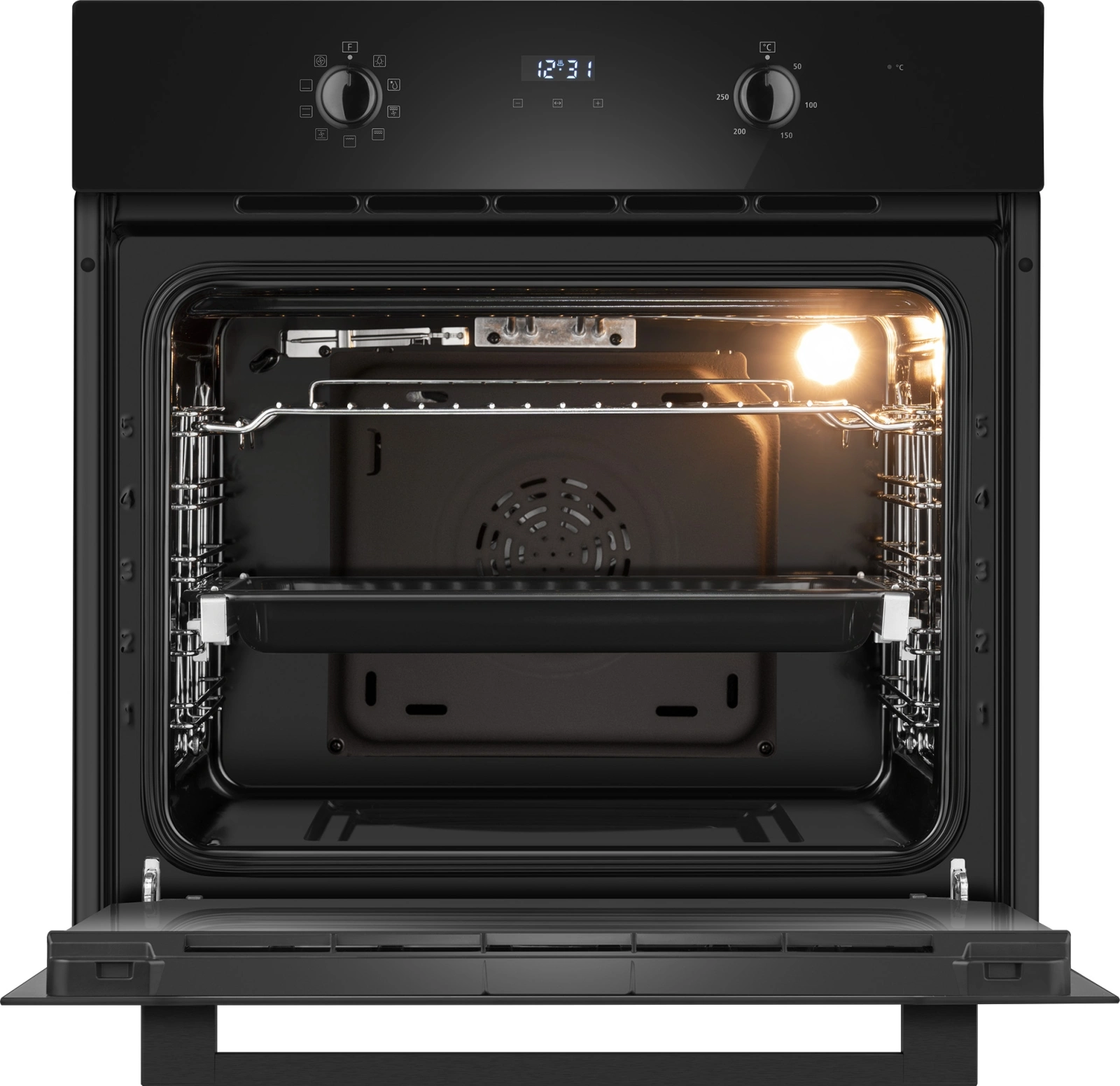 Духовой шкаф Электрический Weissgauff EOM 698 PDB Telescopic & Catalytic черный