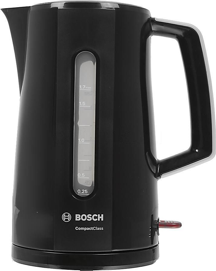 Чайник электрический Bosch TWK3A013 1.7л. 2400Вт черный корпус: пластик