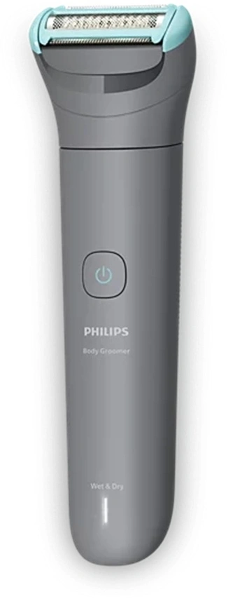 Триммер Philips Series 3000 BG3485/15 серый/бирюзовый (насадок в компл:3шт)