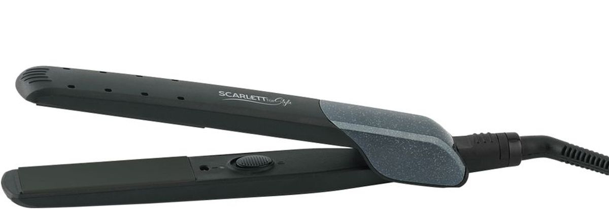 Щипцы Scarlett SC-HS60014 25Вт черный макс.темп.:190С покрытие:керамическое