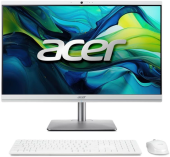 Моноблок Acer Aspire C27-195ES 27" Full HD Core Ultra 7 155U (1.7) 16Gb SSD512Gb UHDG CR Eshell GbitEth WiFi BT 180W клавиатура мышь Cam серебристый 2560x1440