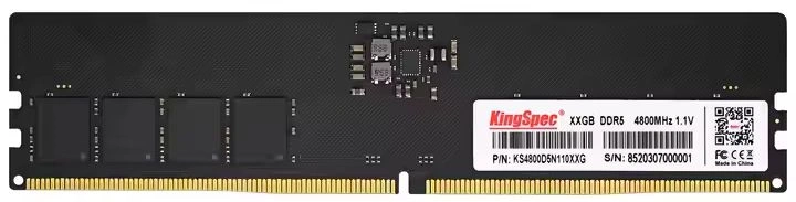 Память DDR5 32GB 5600MHz Kingspec KS5600D5P11032G RTL PC5-44800 CL40 DIMM 288-pin 1.35В single rank Ret