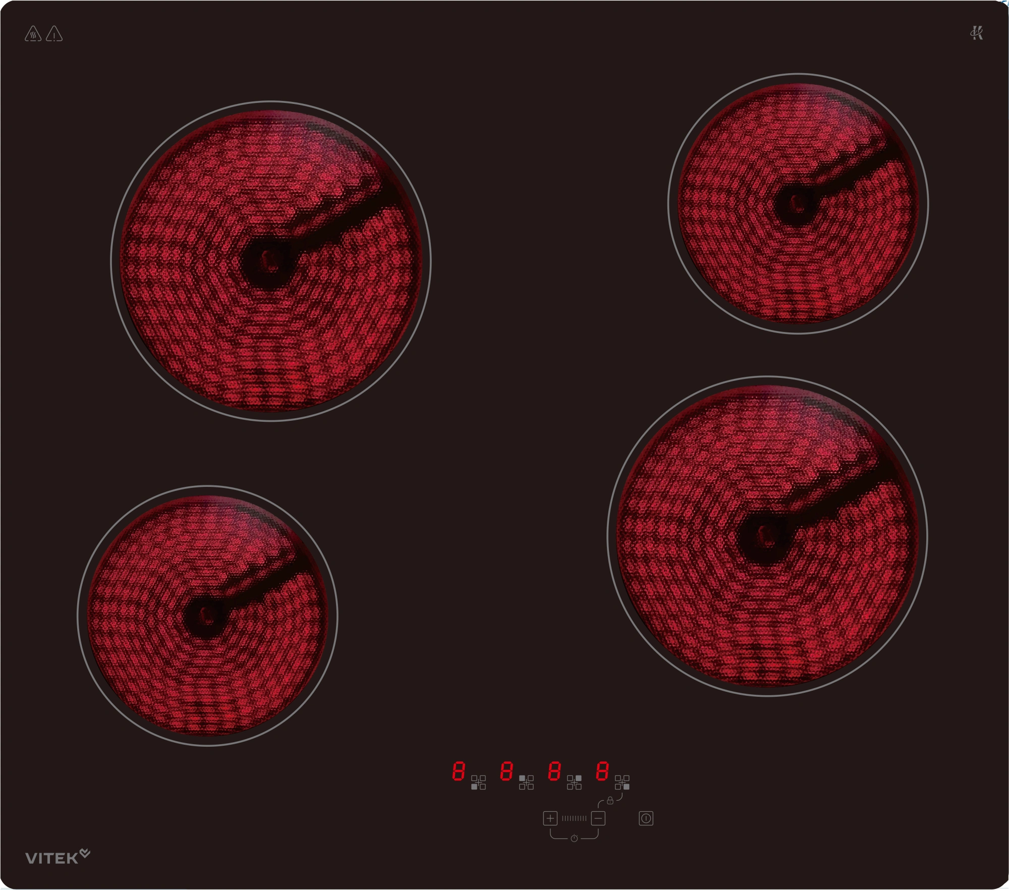 Варочная поверхность Vitek VHE6410 черный