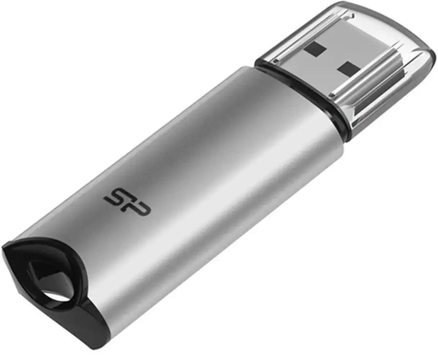 Флеш Диск Silicon Power 128GB Marvel M02 SP128GBUF3M02V1S USB3.0 серебристый