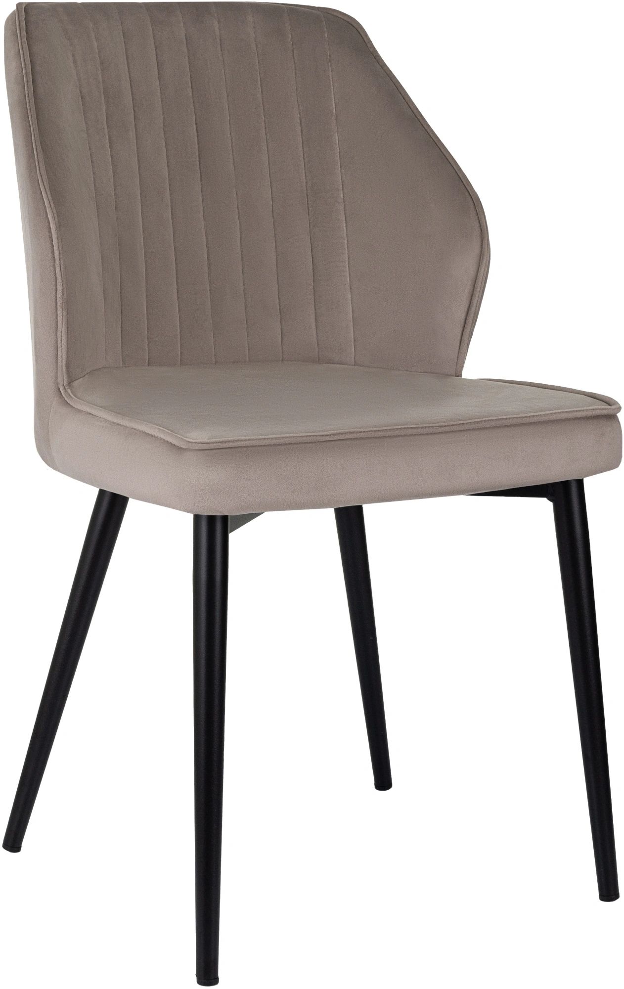 Стул для дома Бюрократ CH-K5 т.бежевый Holland 61 металл черный на ножках (CH-K5_1/HL61)