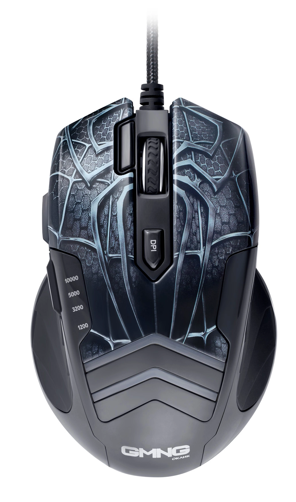 Мышь GMNG XM007 черный/серый оптическая 10000dpi USB для ноутбука 7but