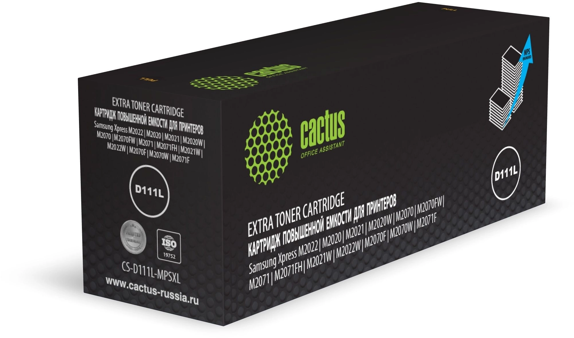 Картридж лазерный Cactus CS-D111L-MPSXL MLT-D111L черный (5000стр.) для Samsung Xpress M2022/M2020/M2021/M2020W/M2070/M2070FW/M2071/M2071FH/M2021W/M2022W/M2070F/M2070W/M2071F Картридж лазерный Cactus CS-D111L-MPSXL MLT-D111L черный (5000стр.) для Samsung Xpress M2022/M2020/M2021/M2020W/M2070/M2070FW/M2071/M2071FH/M2021W/M2022W/M2070F/M2070W/M2071F