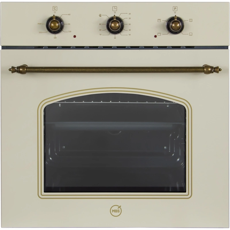 Духовой шкаф Электрический MBS DE-607IV стекло слоновая кость