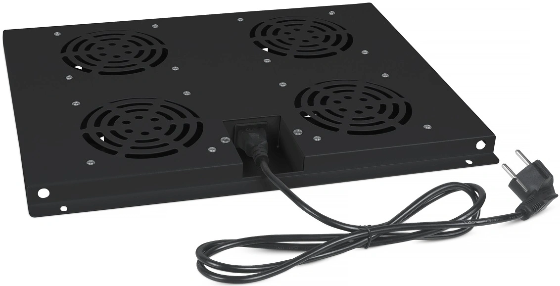 Модуль вентиляторный Cabeus (TRAY-60-BK) 4 вент. черный