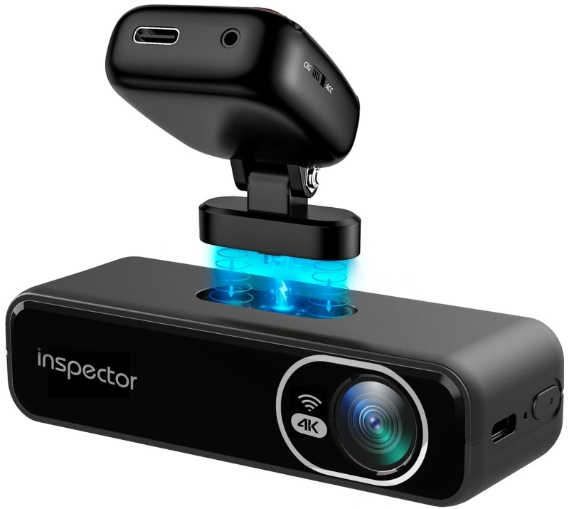 Видеорегистратор Inspector UHD-450 черный 8Mpix 2160x3840 2160p 155гр. Allwinner V536
