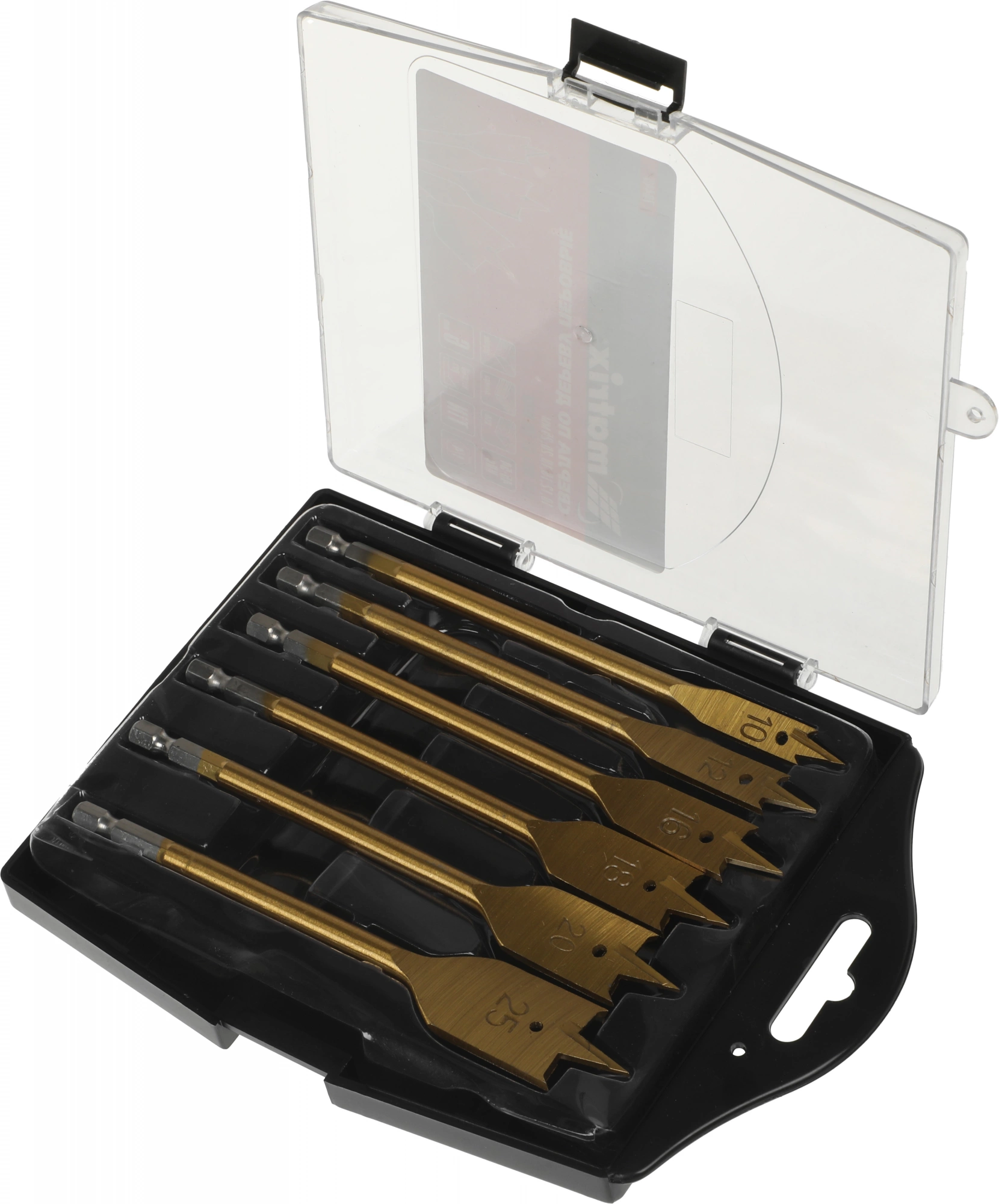 Набор сверл Matrix 70445 по дереву (6пред.) для дрелей