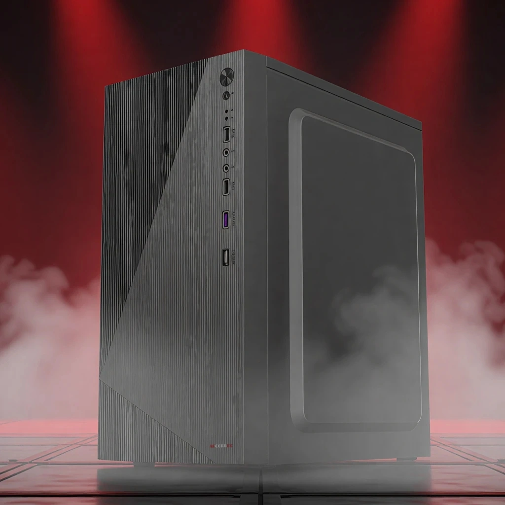 Корпус Accord ACC-XA09 черный без БП mATX 1x80mm 1x120mm 2xUSB2.0 1xUSB3.0 audio bott PSU