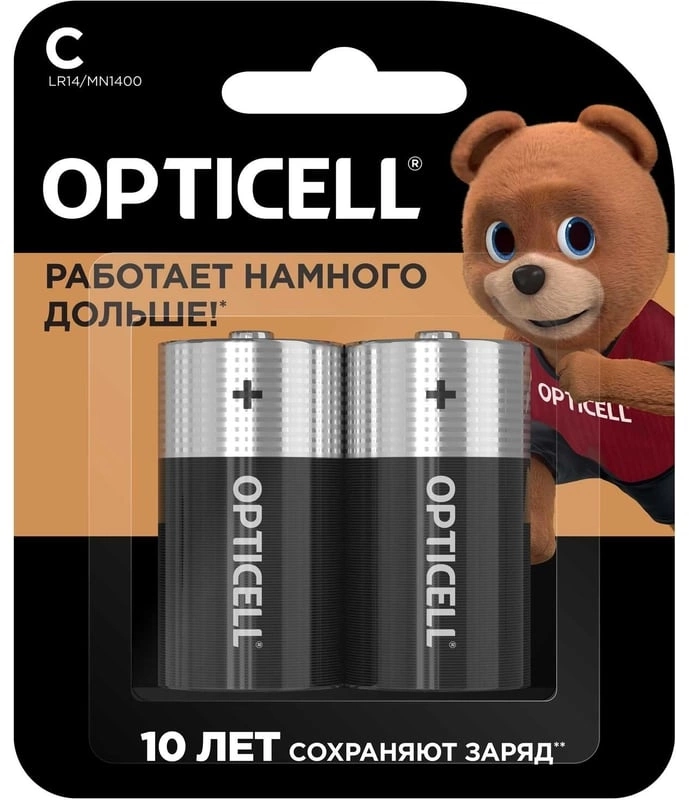 Батарея Opticell Basic LR14 C (2шт) блистер