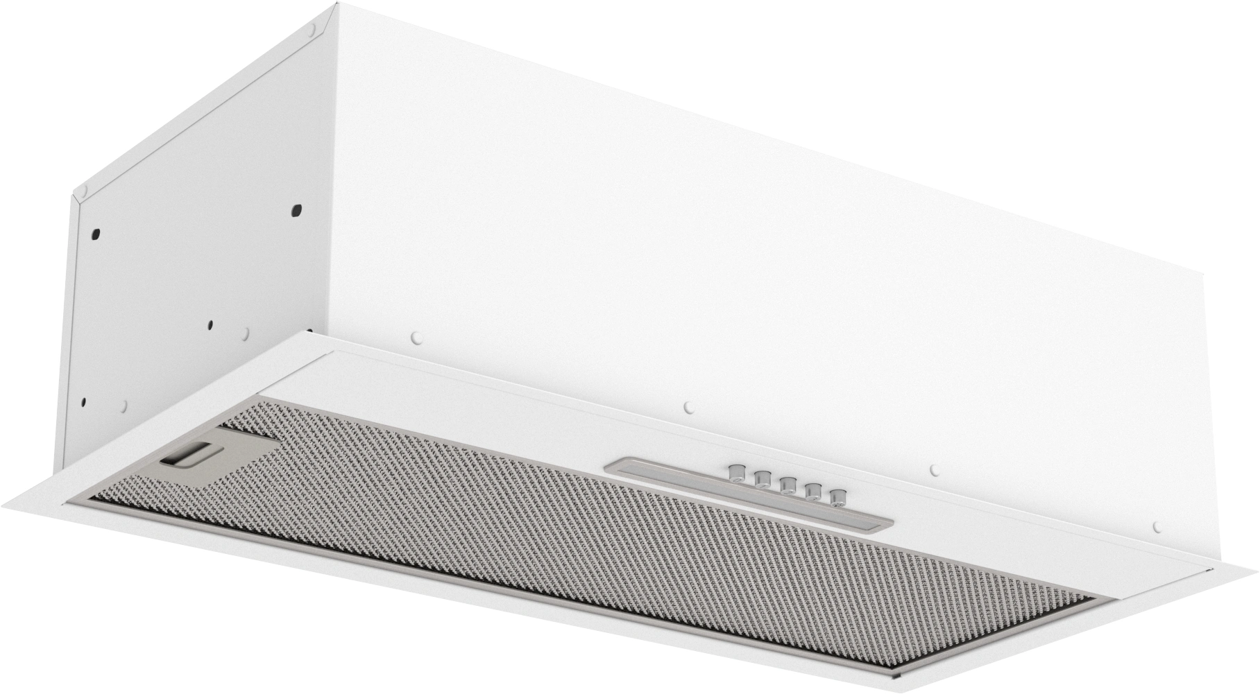 Вытяжка встраиваемая Elikor Cube Basic 60П-630-К3Д белый управление: кнопочное (1 мотор)