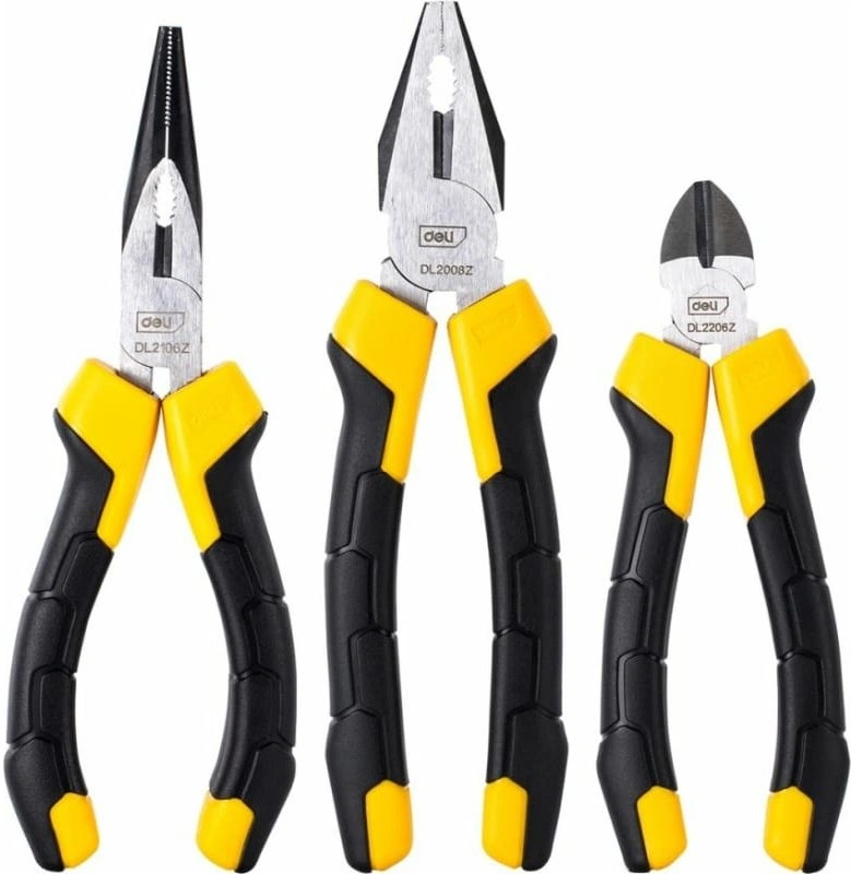 Набор инструментов Deli DL2008Z-3 диэлектр.покр.