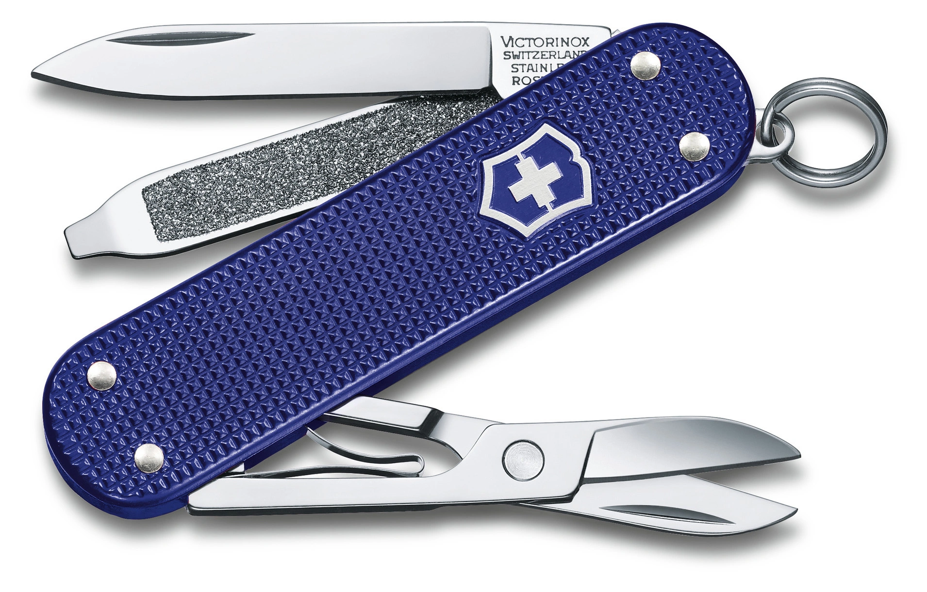 Нож перочинный Victorinox Classic SD Alox Night Dive (0.6221.222G) 58мм 5функц. синий подар.коробка