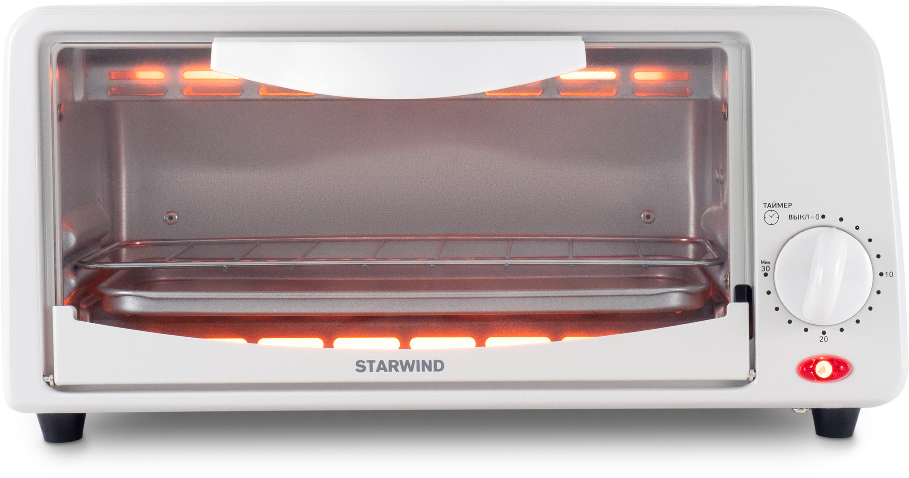 Мини-печь Starwind SMO2041 6л. 650Вт белый Мини-печь Starwind SMO2041 6л. 650Вт белый